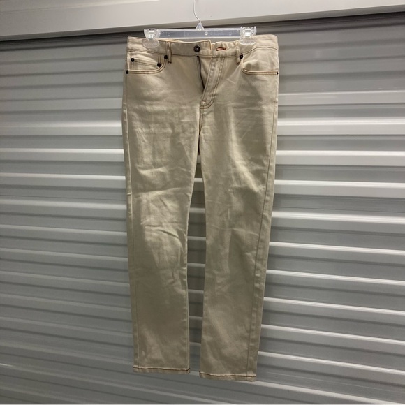 Something Navy Women's Cream Slim Jeans - Picture 1 of 8